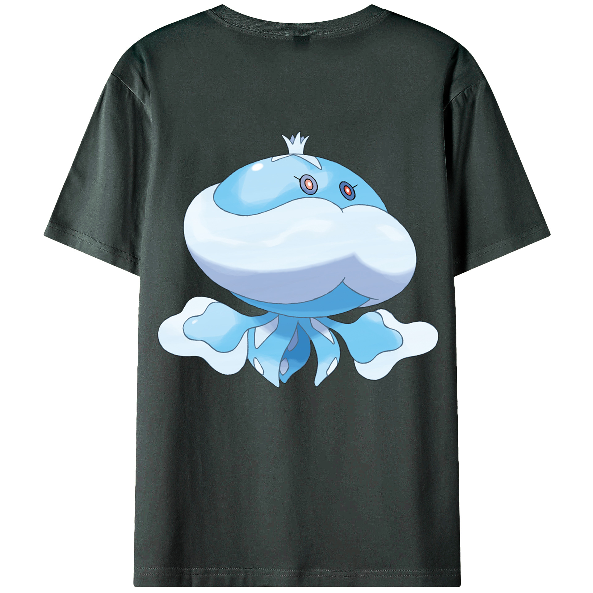 （画像用） ポケットモンスター Pokémon 綿100％ メンズ半袖Tシャツ（バックプリント） 通気性